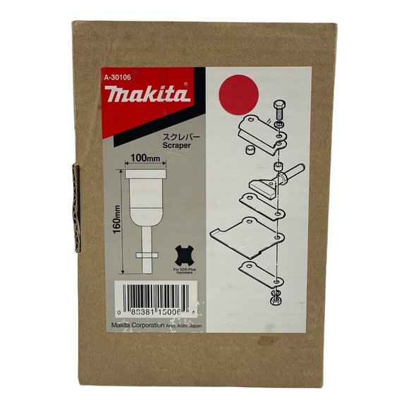 NEW Makita 4" Scraper A-30106 For SDS Plus Shank (A-68161). Fast Shipping! - Picture 2 of 6